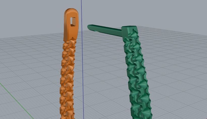 Earrings Model 4306 3D print model_5