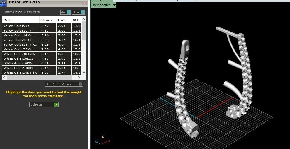 Earrings Model 4306 3D print model_7