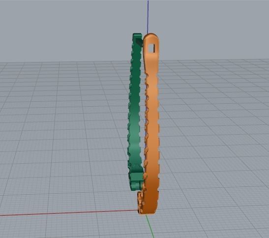 Earrings Model 4306 3D print model_3