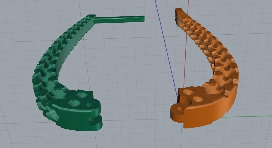 Earrings Model 4306 3D print model_4