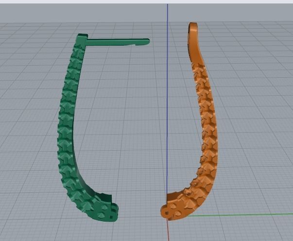 Earrings Model 4306 3D print model_2