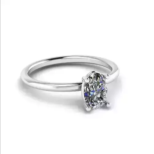 Solitaire engagement ring Model 4305