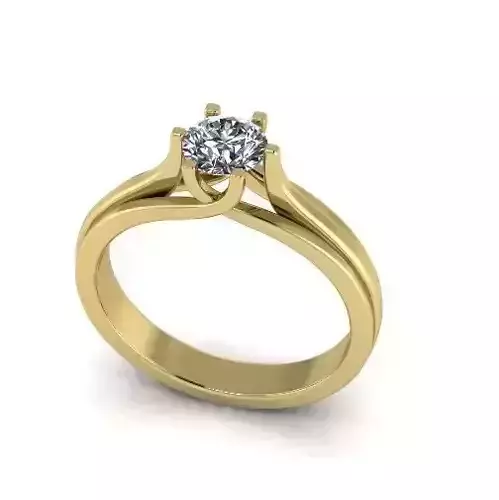 Solitaire engagement ring Model 4295