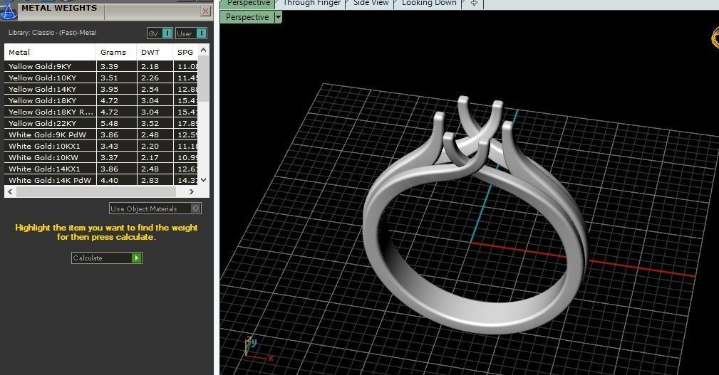 Solitaire engagement ring Model 4295 3D print model_7