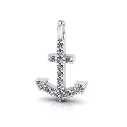Anchor pendant Model 4292 3D print model_0