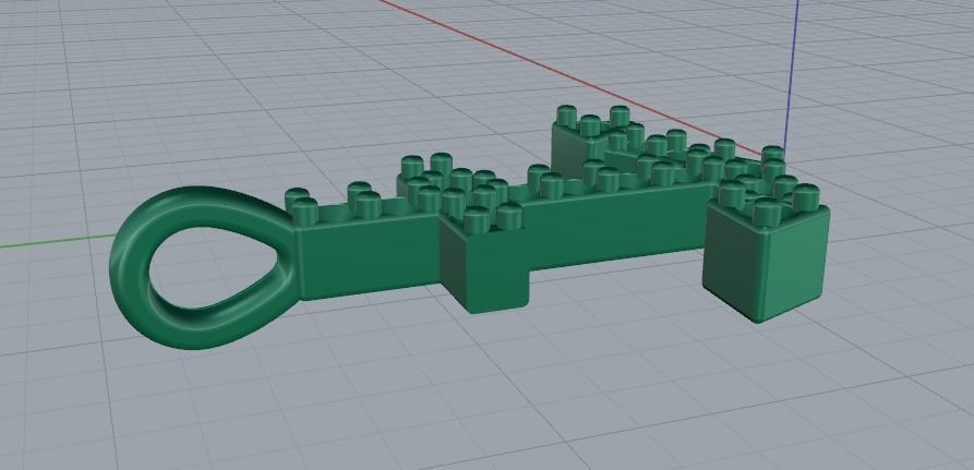 Anchor pendant Model 4292 3D print model_3