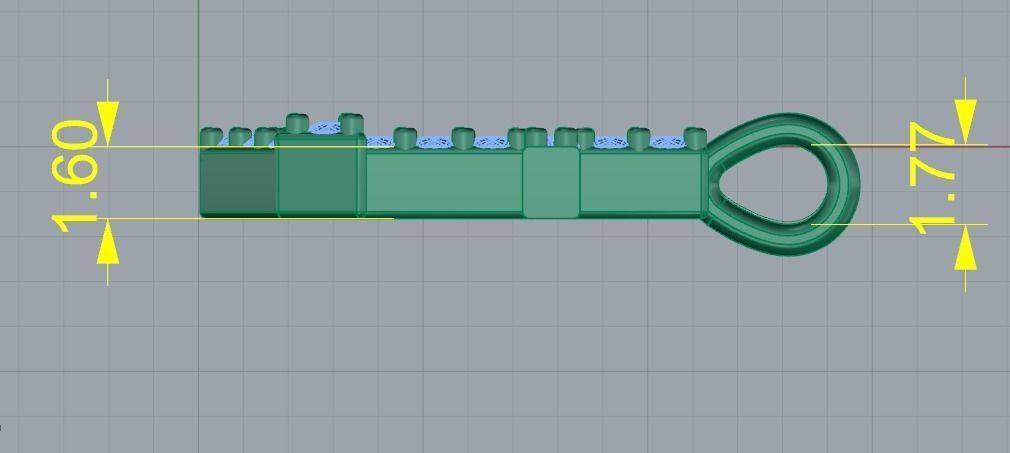 Anchor pendant Model 4292 3D print model_6