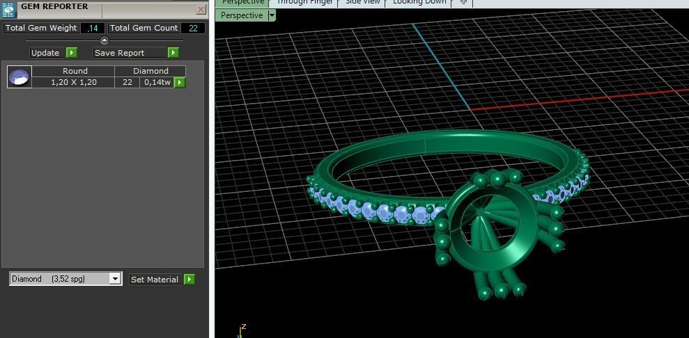 Solitaire engagement ring Model 4291 3D print model_9