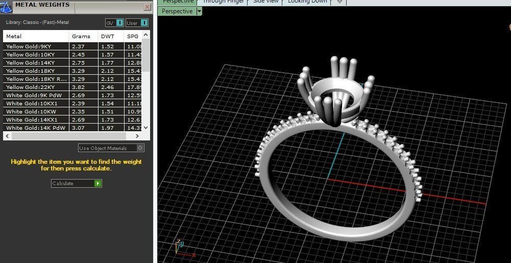 Solitaire engagement ring Model 4291 3D print model_10