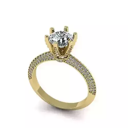 Solitaire engagement ring Model 4287