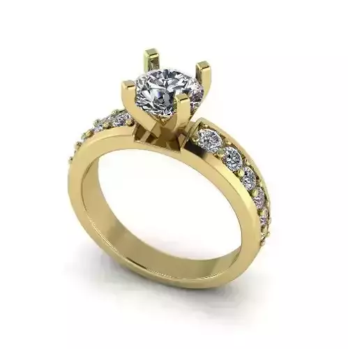 Solitaire engagement ring Model 4277