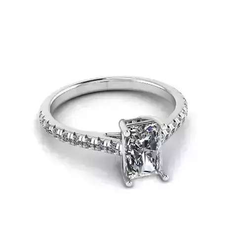 Solitaire engagement ring Model 4275