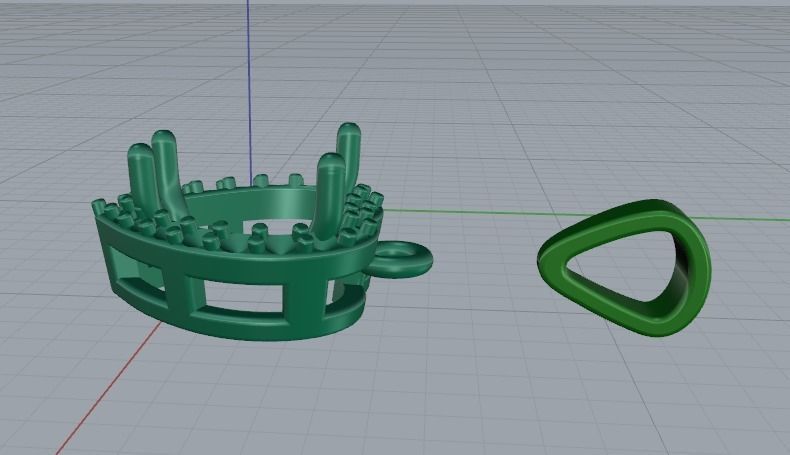 Heart Pendant Model 4273 3D print model_3