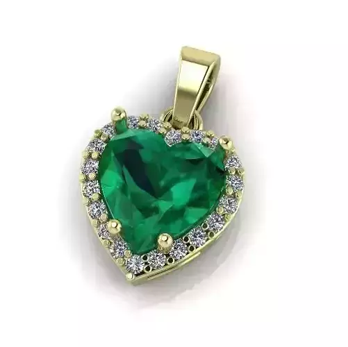Heart Pendant Model 4273