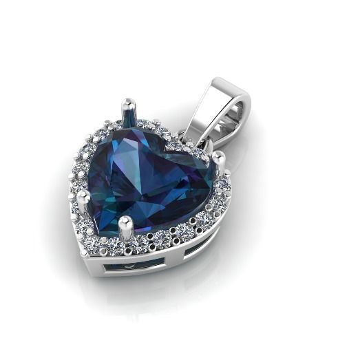 Heart Pendant Model 4273 3D print model_1