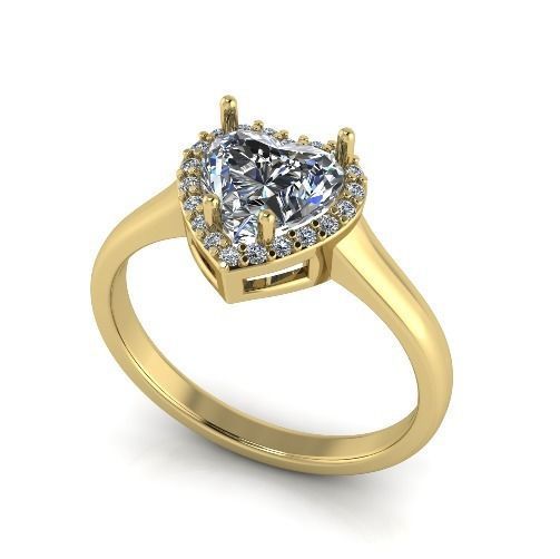 Heart ring Model 4272 3D print model_1