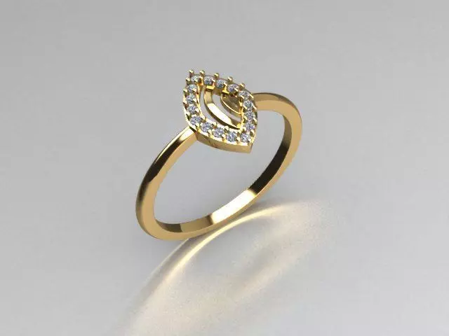 ring jewelry 3D print model_0