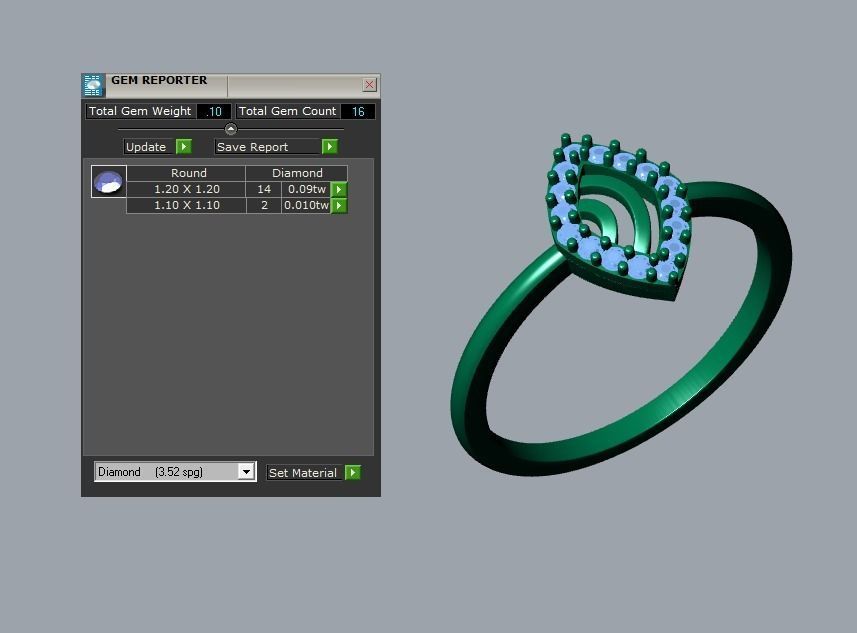 ring jewelry 3D print model_6