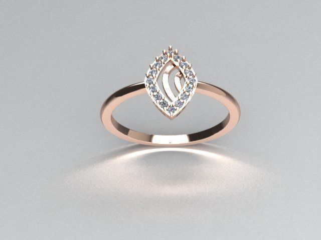 ring jewelry 3D print model_3