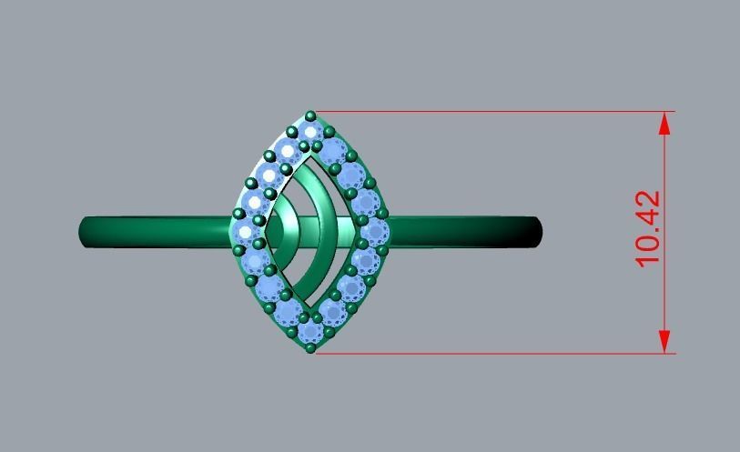 ring jewelry 3D print model_7