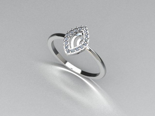 ring jewelry 3D print model_2