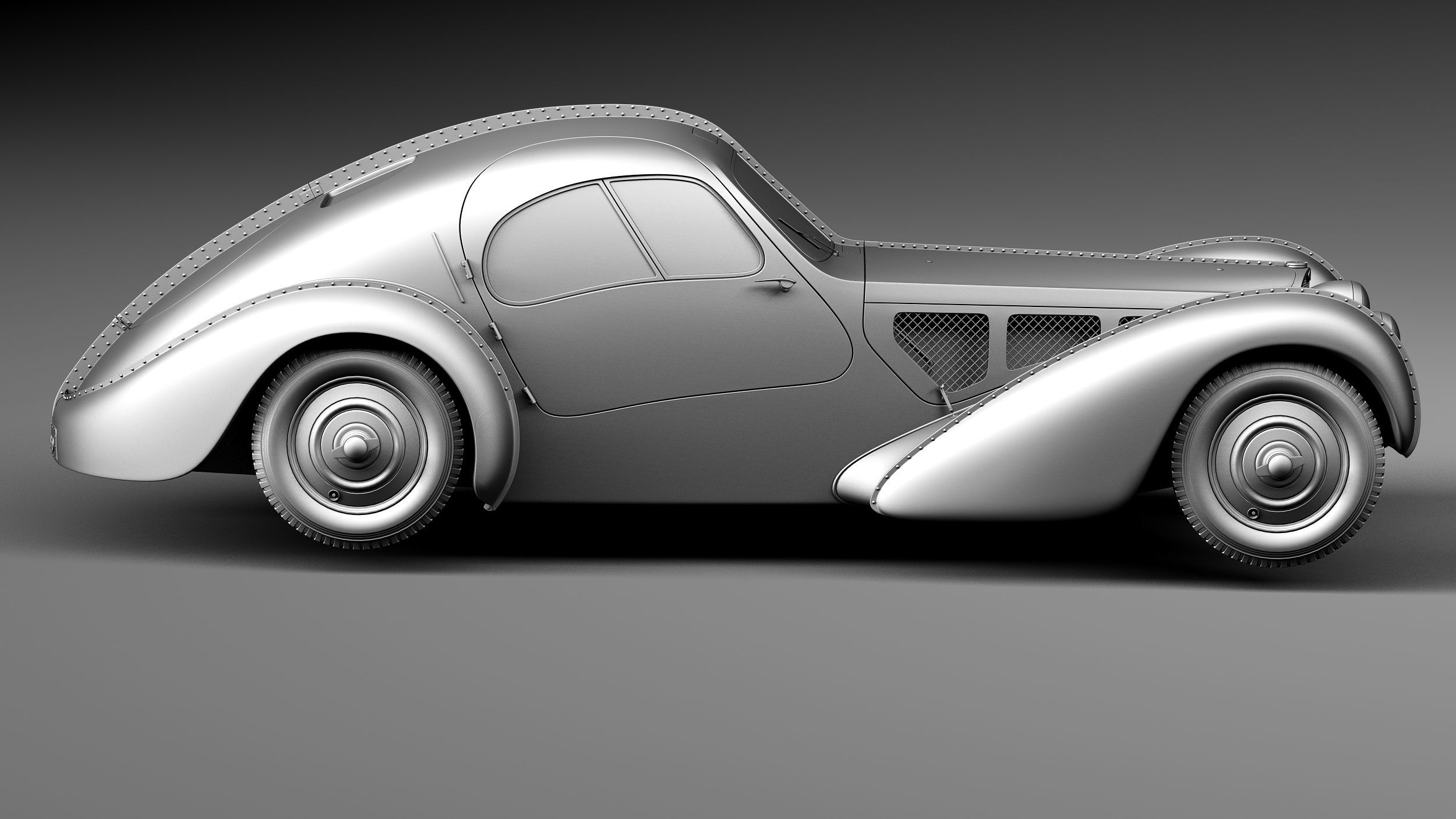 Bugatti Type 57 Atlantic 3D model_14