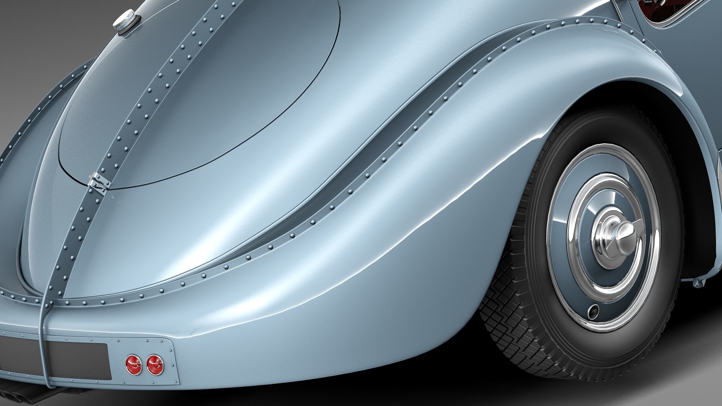 Bugatti Type 57 Atlantic 3D model_3