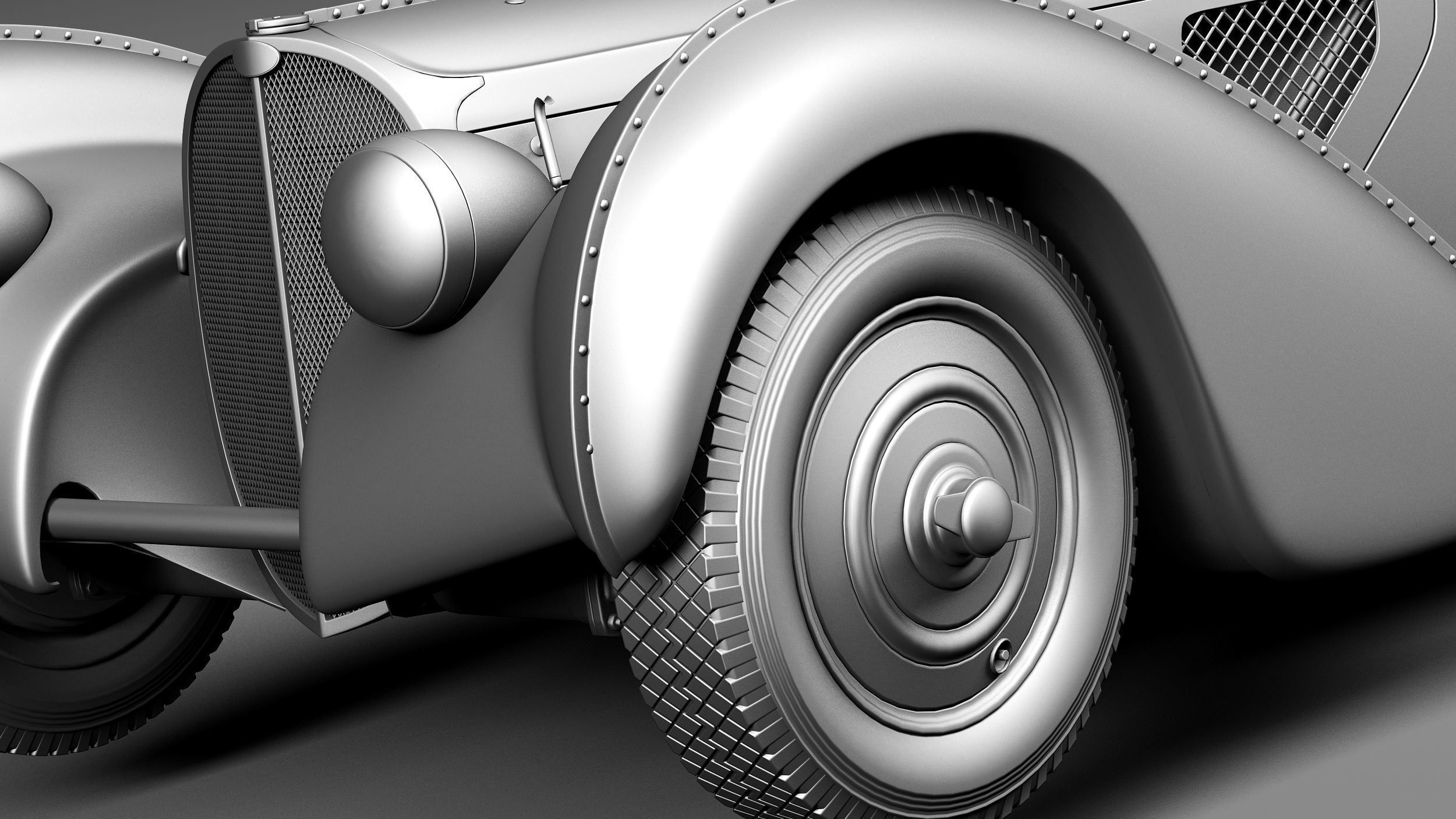 Bugatti Type 57 Atlantic 3D model_10