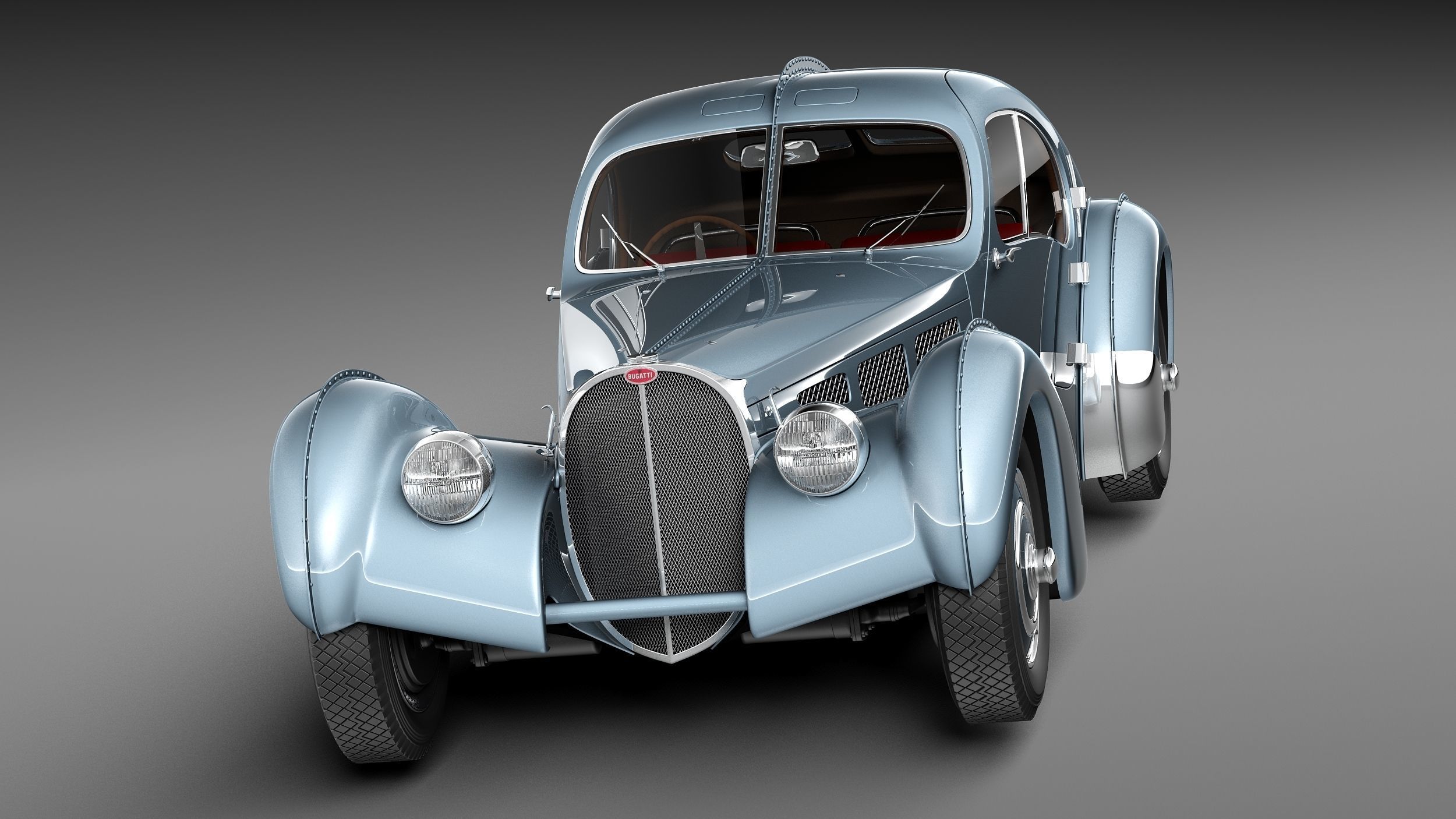 Bugatti Type 57 Atlantic 3D model_1