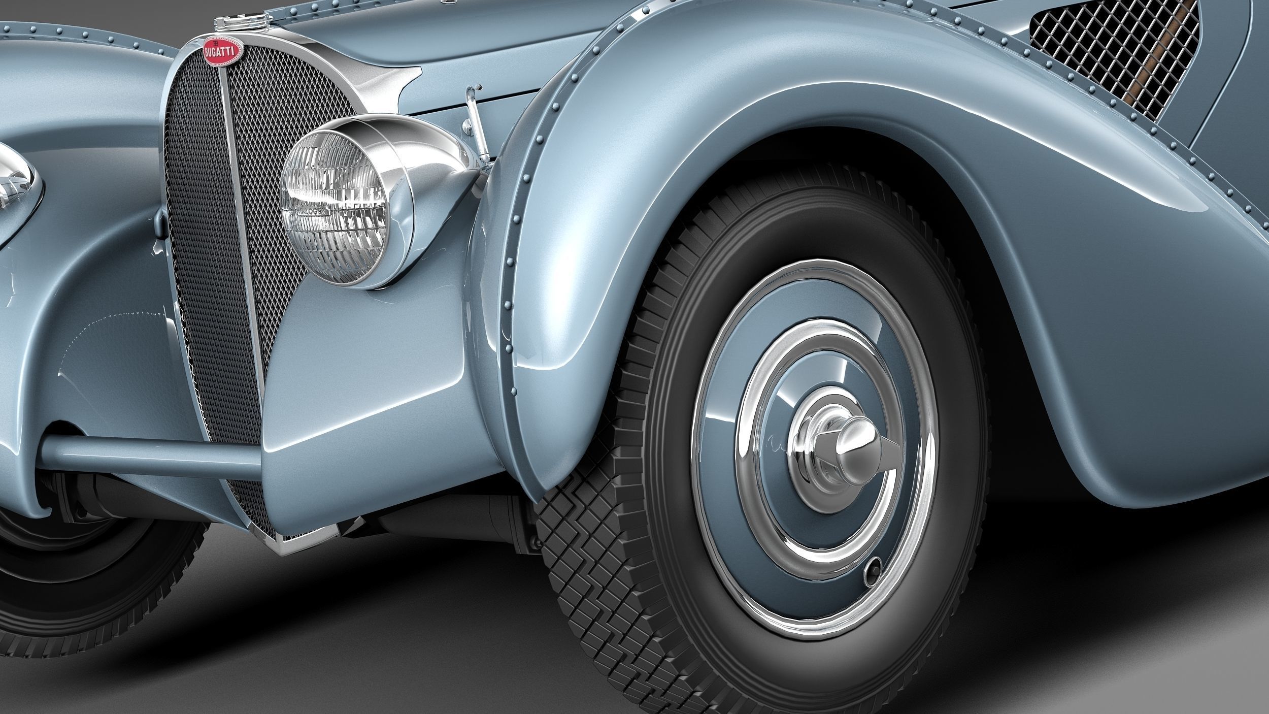 Bugatti Type 57 Atlantic 3D model_2
