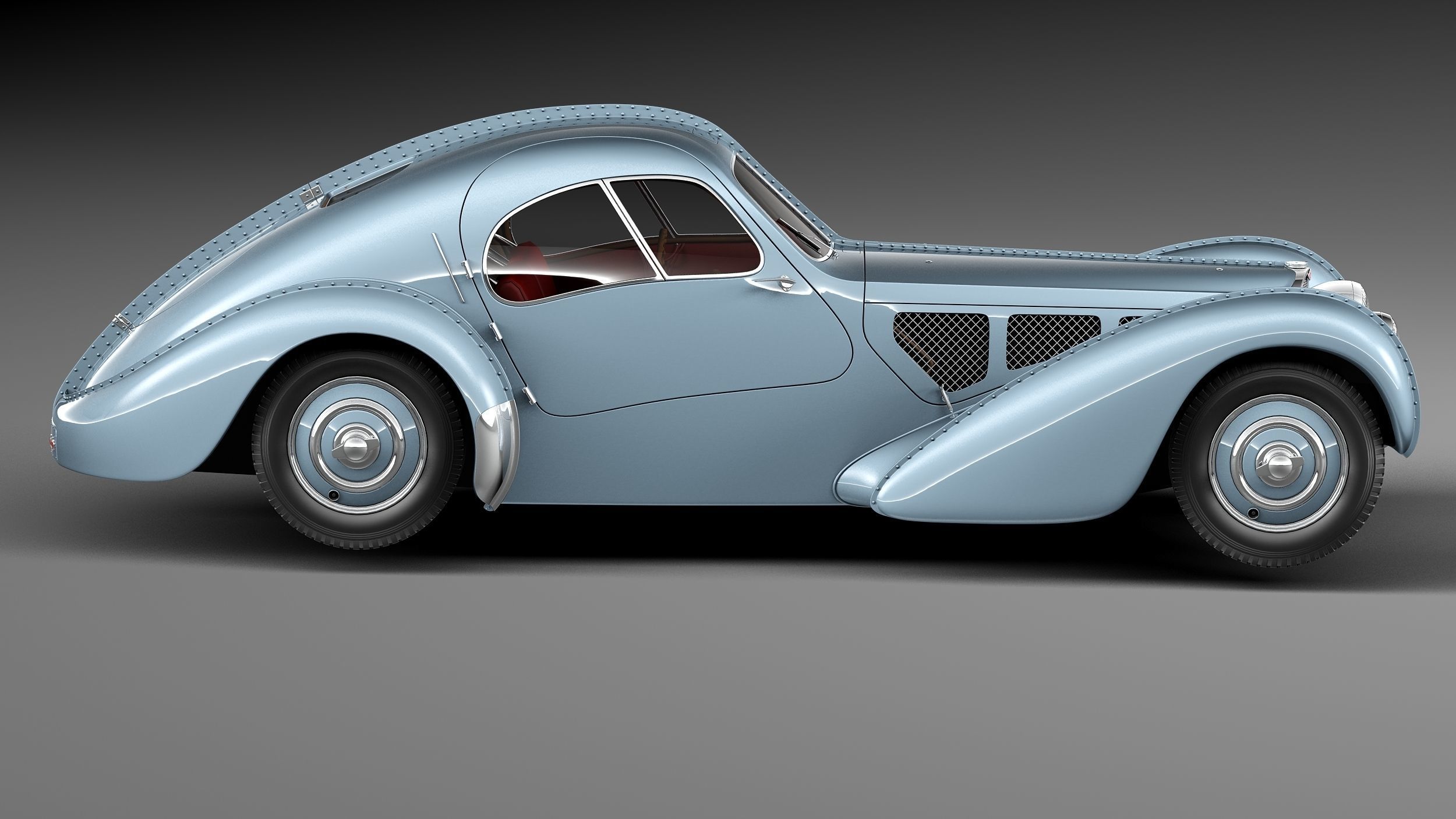 Bugatti Type 57 Atlantic 3D model_6