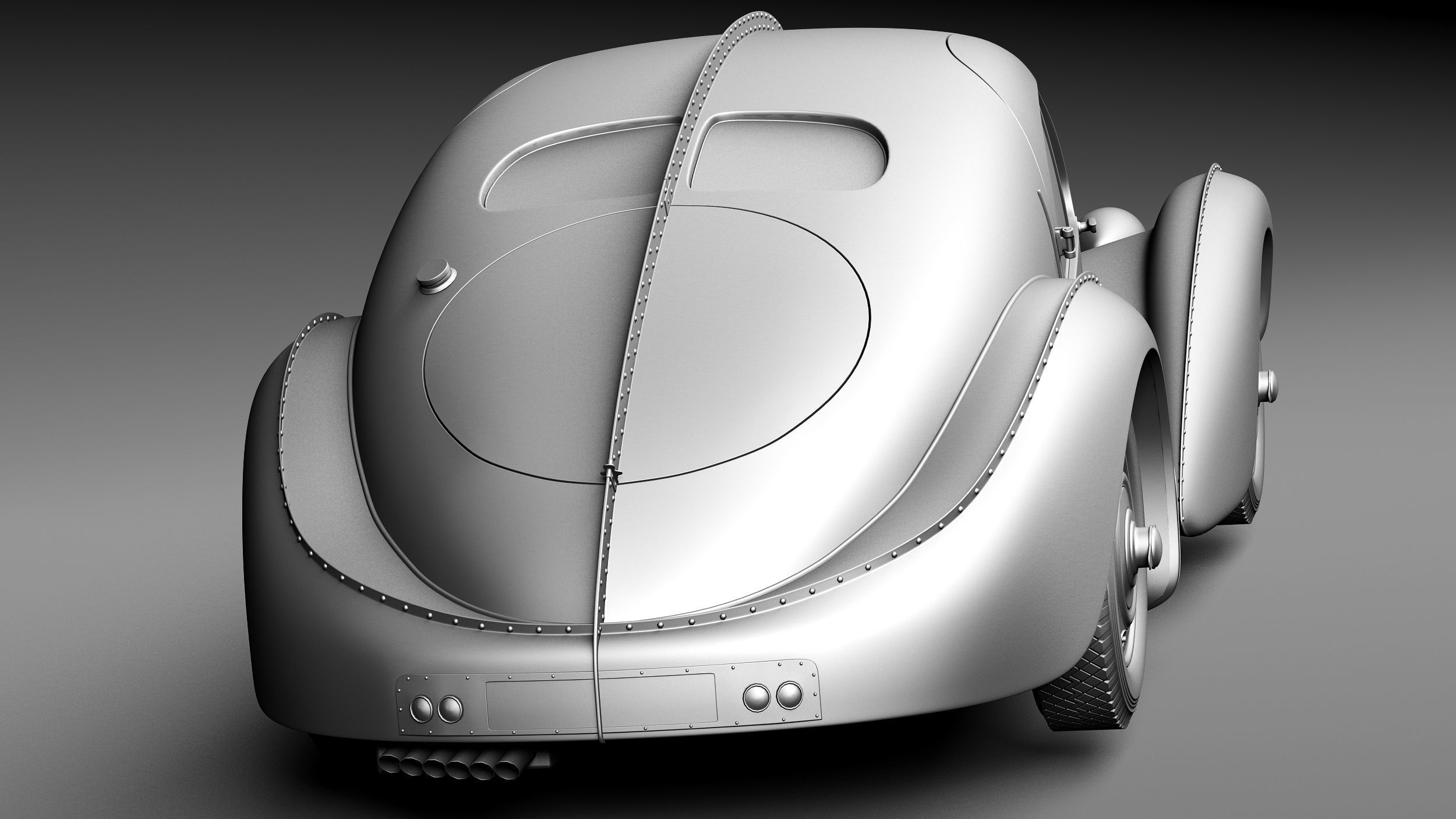 Bugatti Type 57 Atlantic 3D model_13