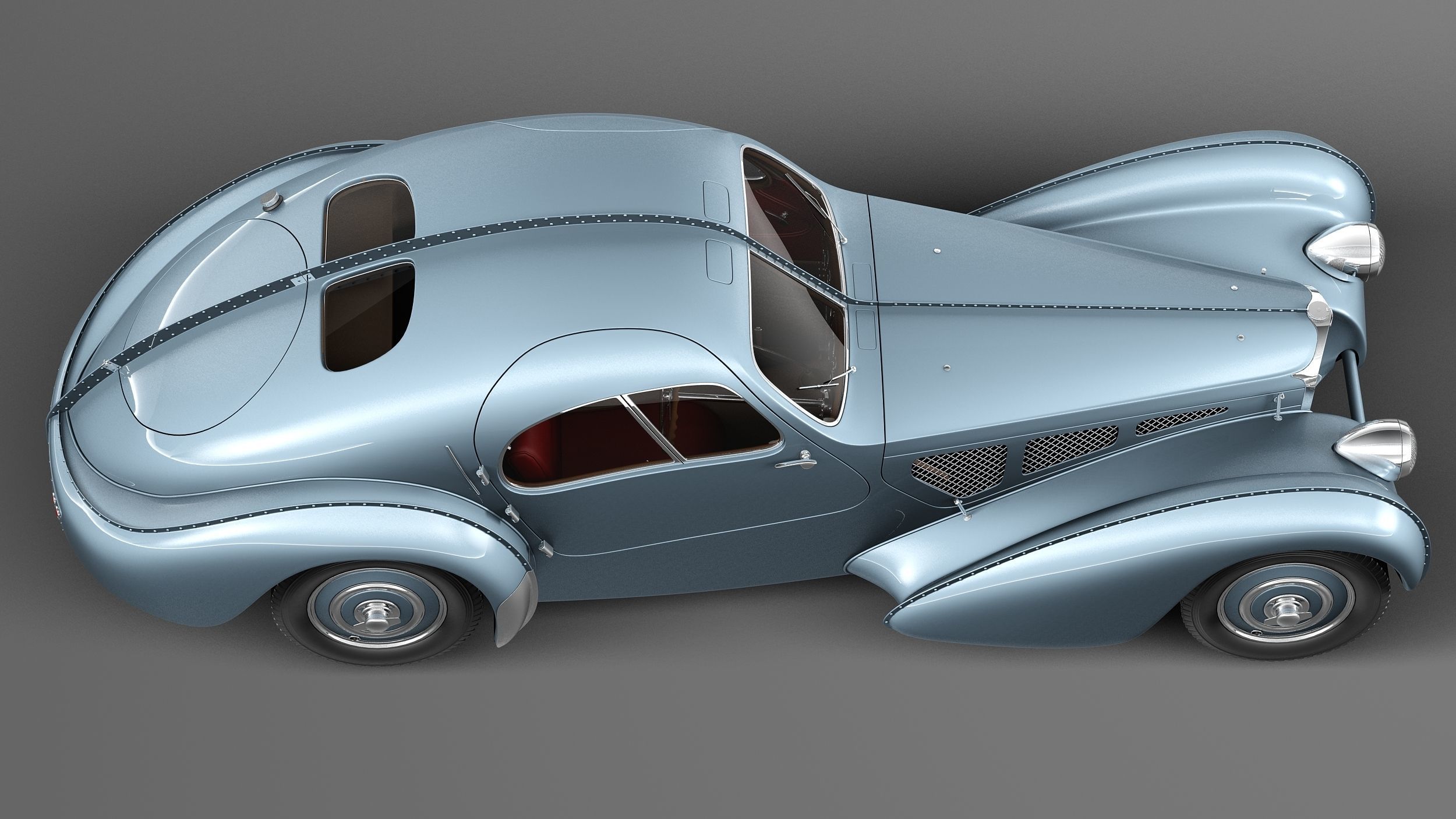 Bugatti Type 57 Atlantic 3D model_7