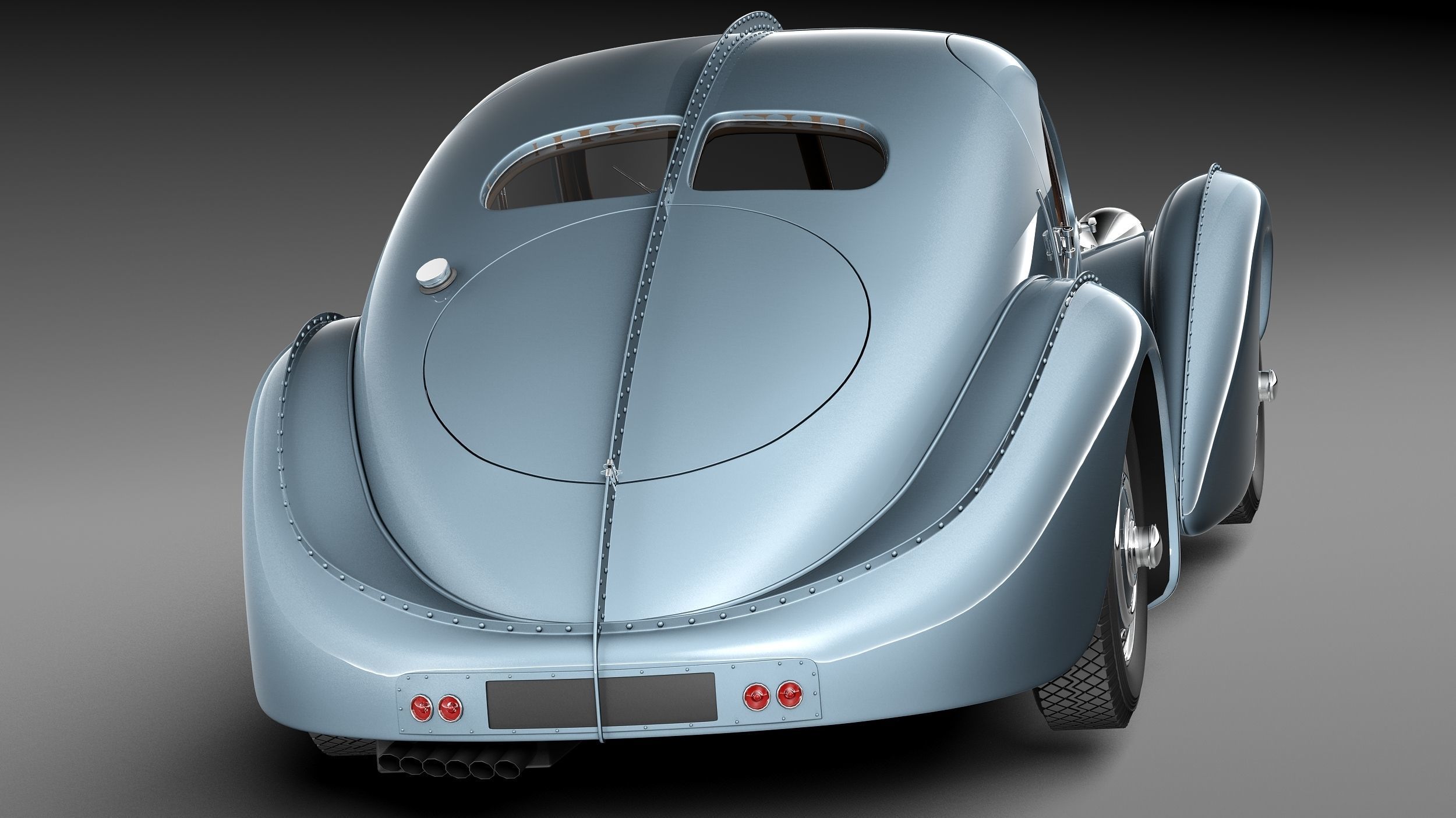 Bugatti Type 57 Atlantic 3D model_5