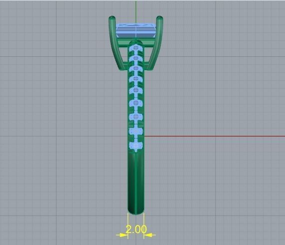 Solitaire engagement ring Model 4355 3D print model_6