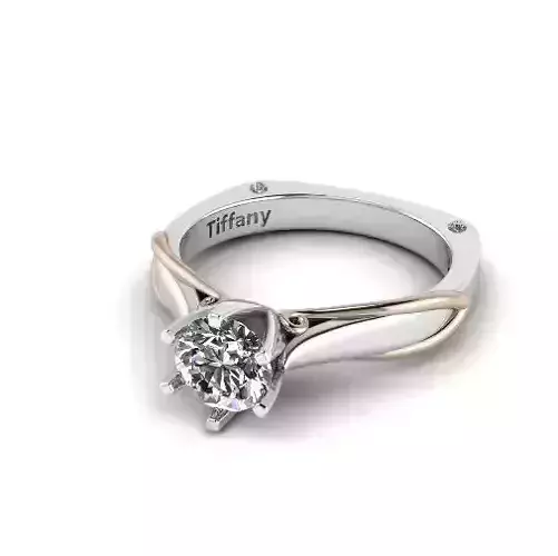 Solitaire engagement ring Model 4354