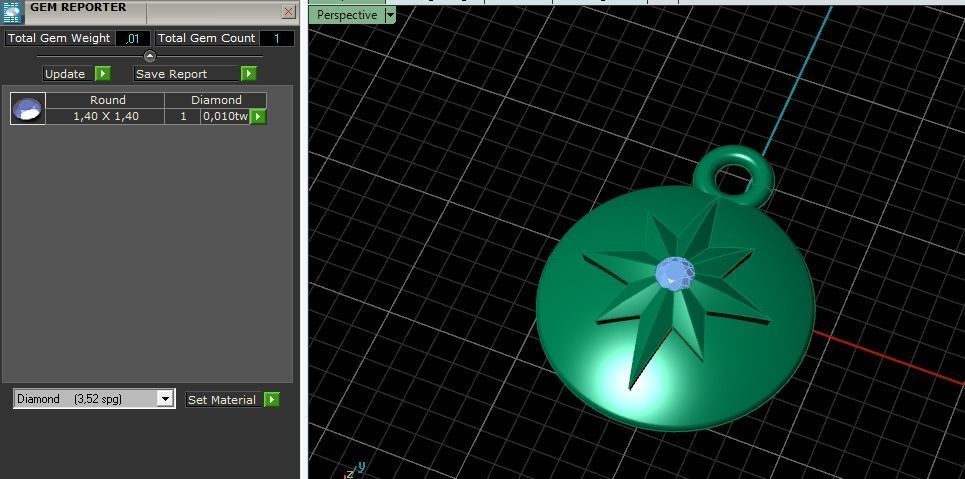 Pendant Model 4353 3D print model_8