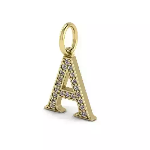 Pendant letter A Model 4349