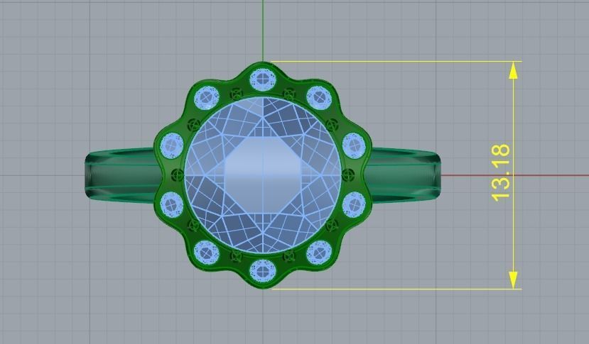 Womens ring Model 4345 3D print model_7