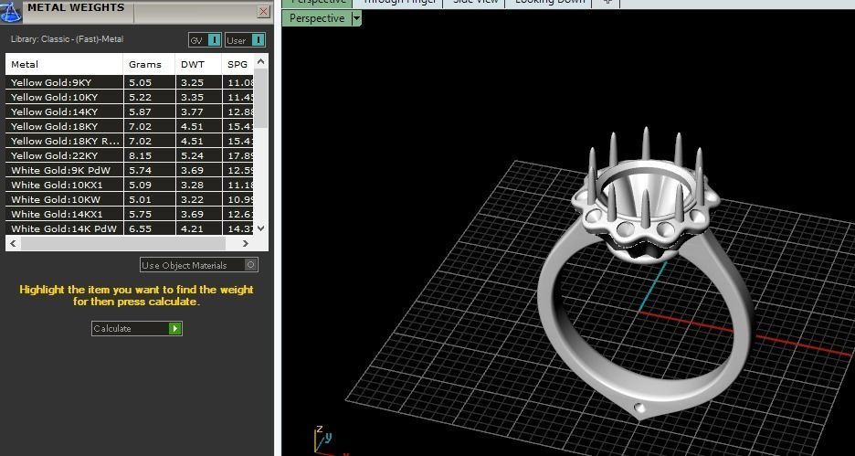 Womens ring Model 4345 3D print model_9