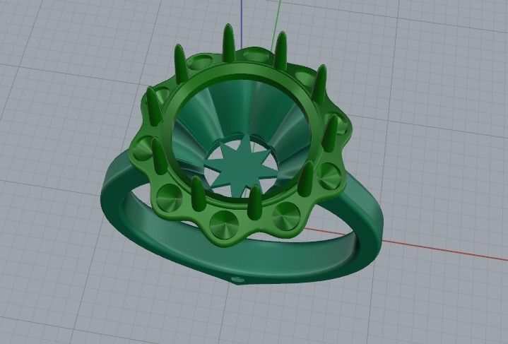 Womens ring Model 4345 3D print model_3