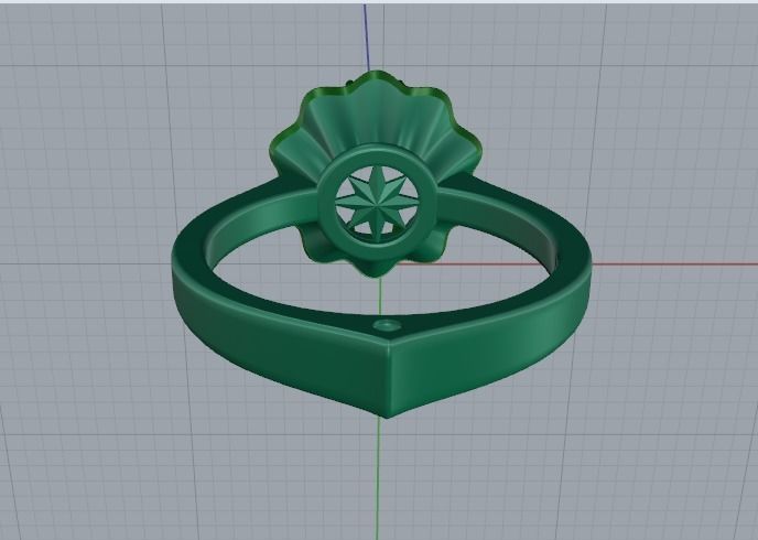 Womens ring Model 4345 3D print model_5
