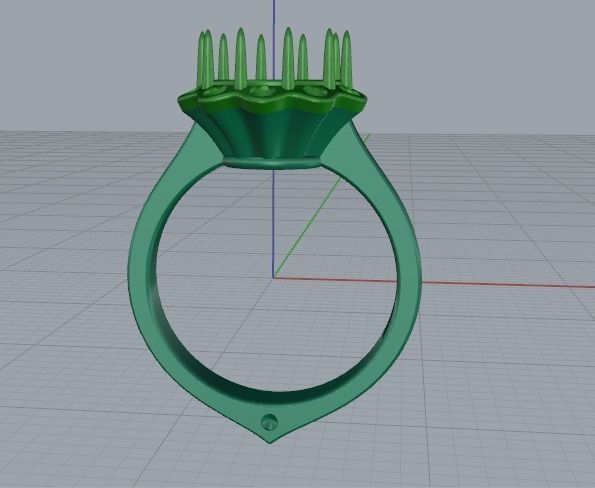 Womens ring Model 4345 3D print model_4