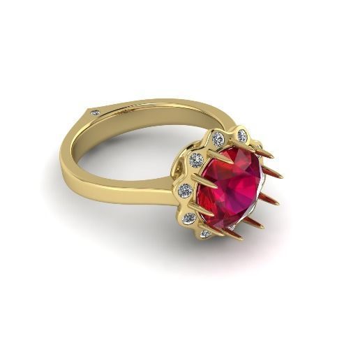 Womens ring Model 4345 3D print model_2