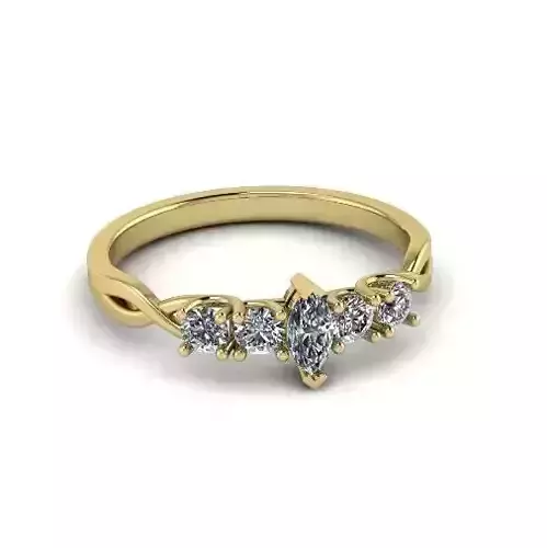 Engagement halo rings Model 4344