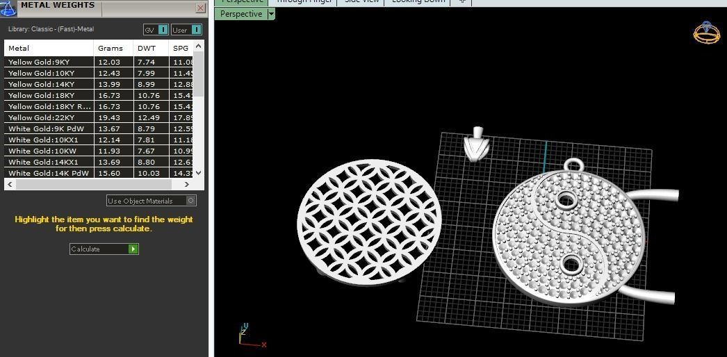 Yin Yang Pendant Model 4329 3D print model_8
