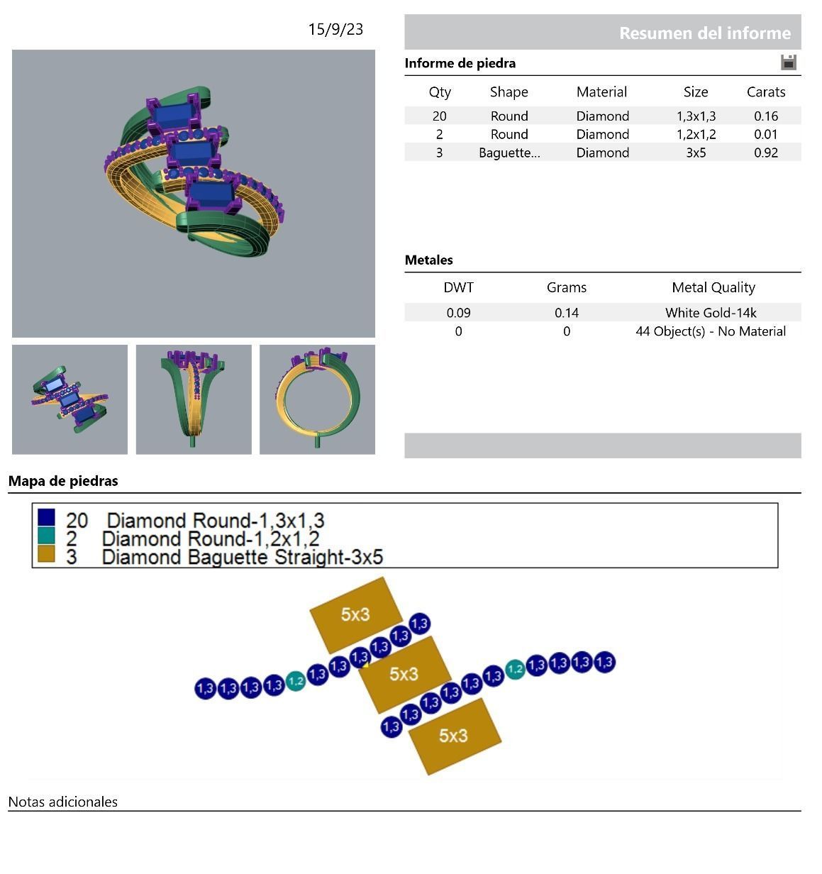 Ring 4 LINES 3D print model_1