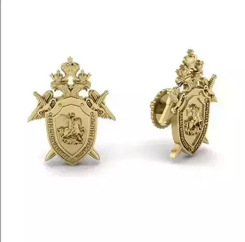 Earrings Coat of Arms Model 4327