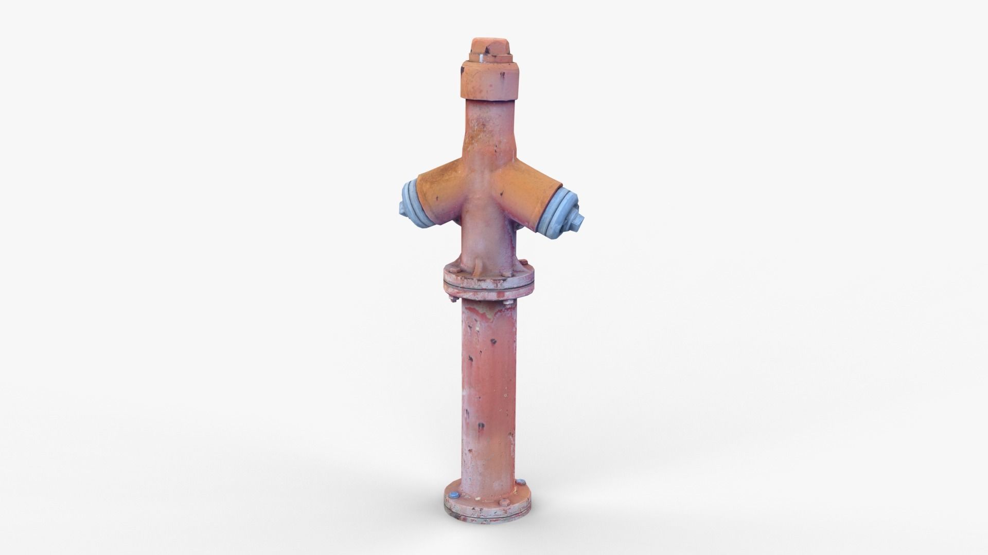 Fire Hydrant 3 Low-poly 3D model_1