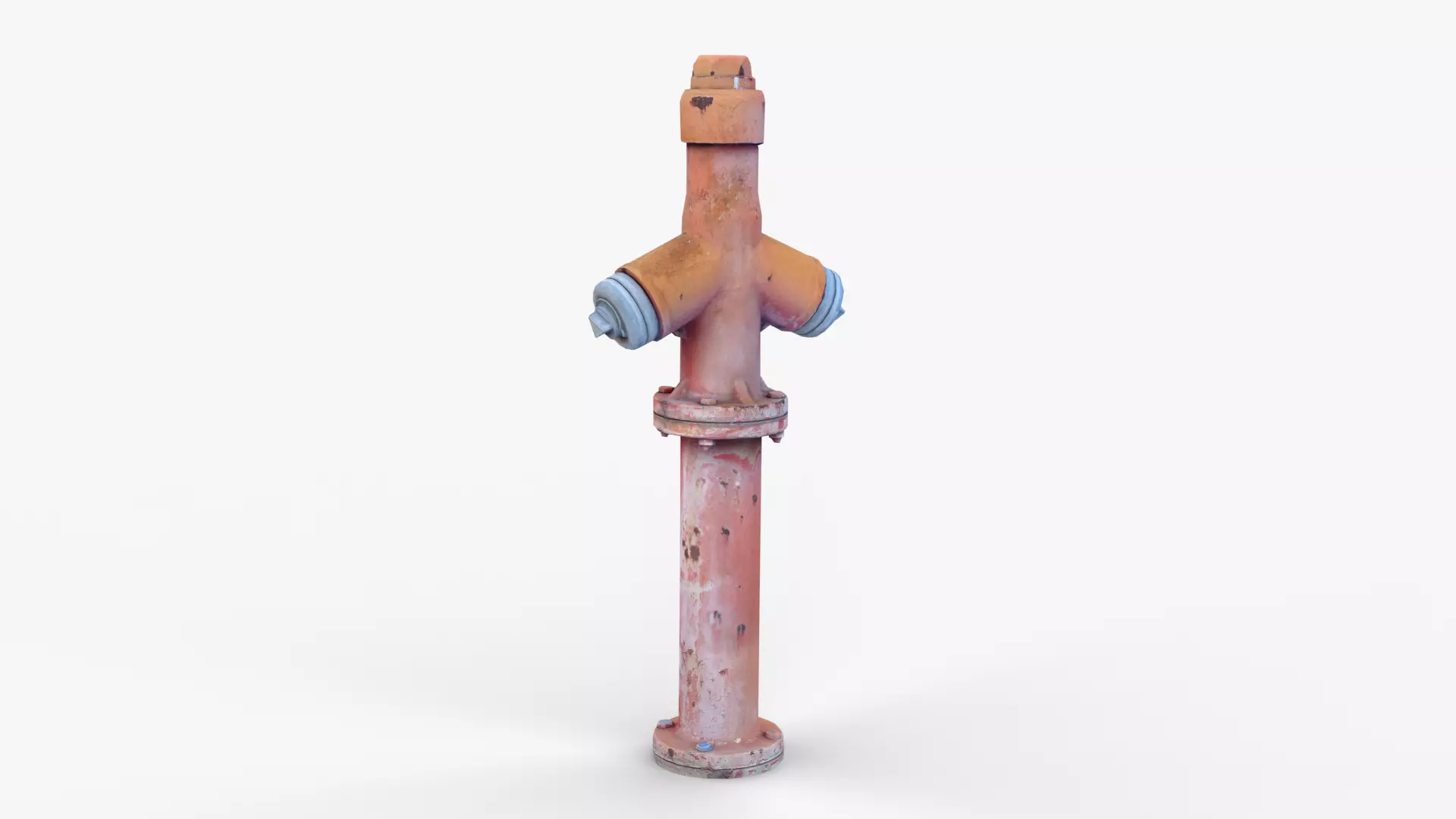 Fire Hydrant 3 Low-poly 3D model_0